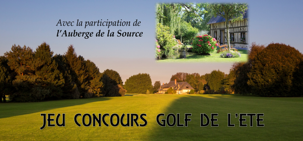 Jeu concours golf de l'été 1