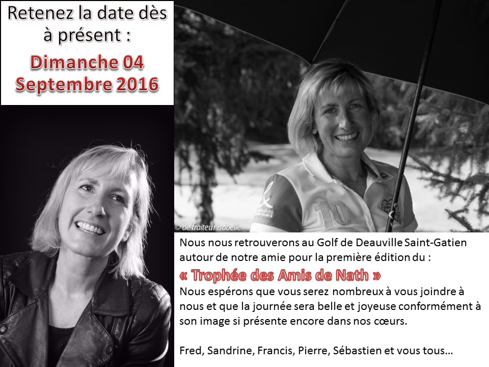 Invitation Trophée des Amis de Nath