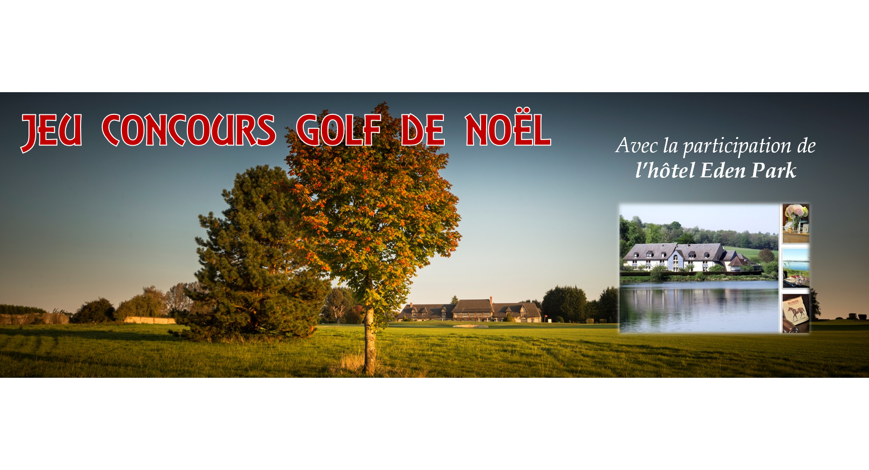 Jeu concours Golf de Noël